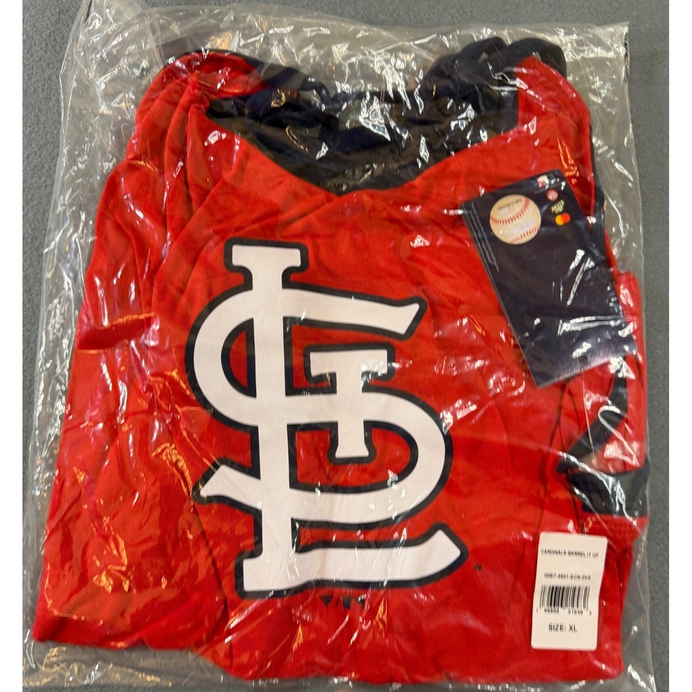 St Louis Cardinals Women's XL MLB Fanatics Barrel It Up Strappy Tank Top Red NEW